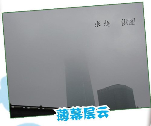 有压迫感的层云