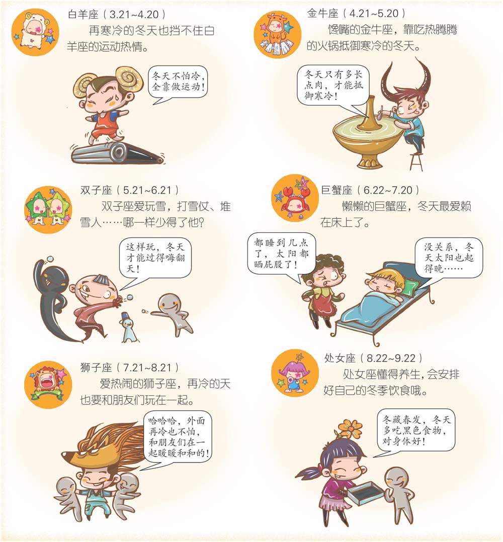 12星座之御寒大作战