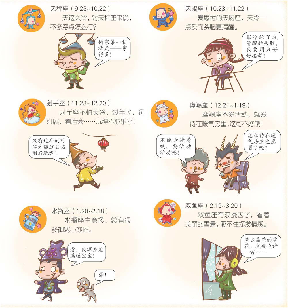 12星座之御寒大作战