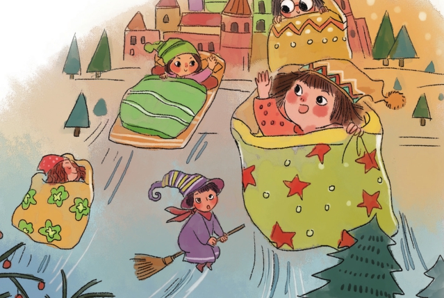 大家一起来赖床