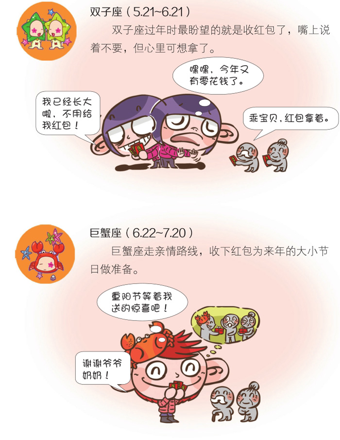 12星座之红包滚滚来