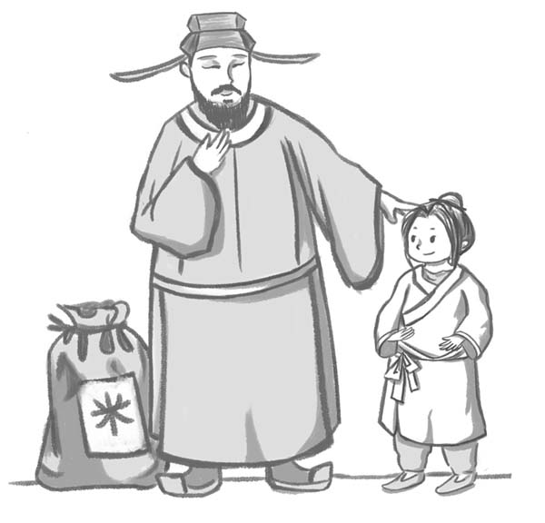 小神童计破窃米案