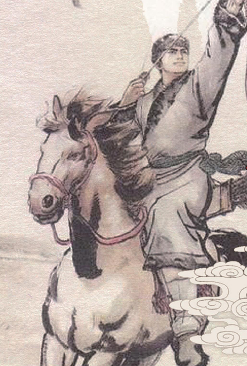 侠存笔先,画尽义在绘画