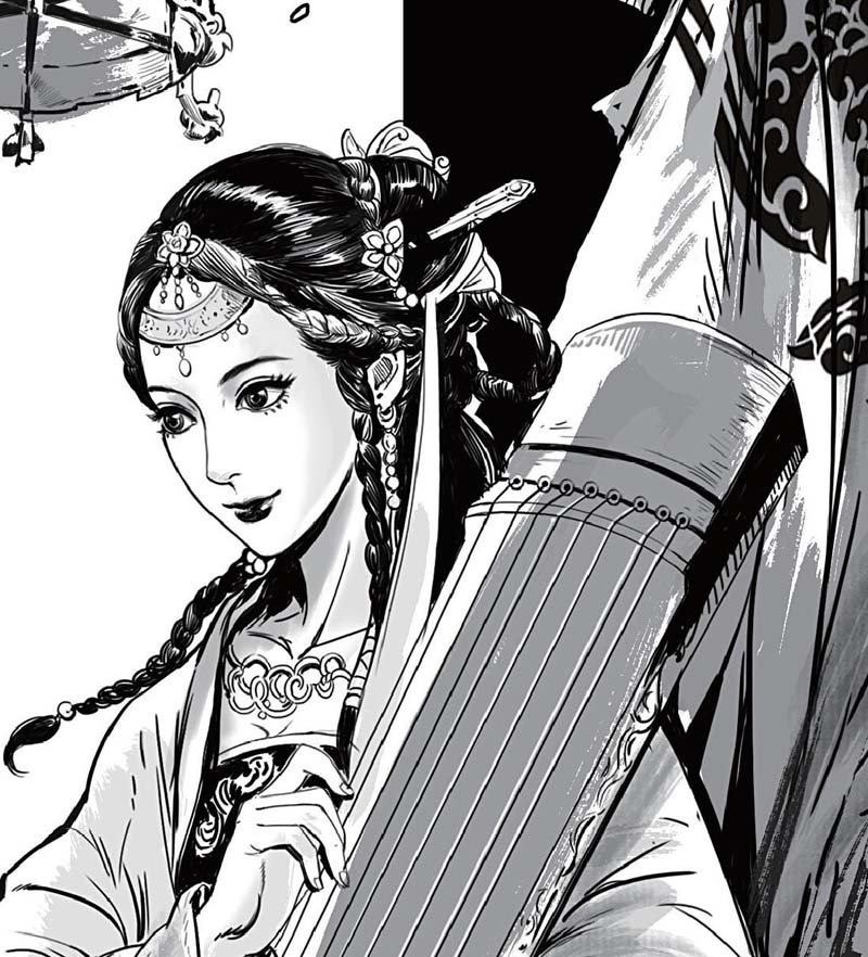 大隋名捕蓝釉娃娃