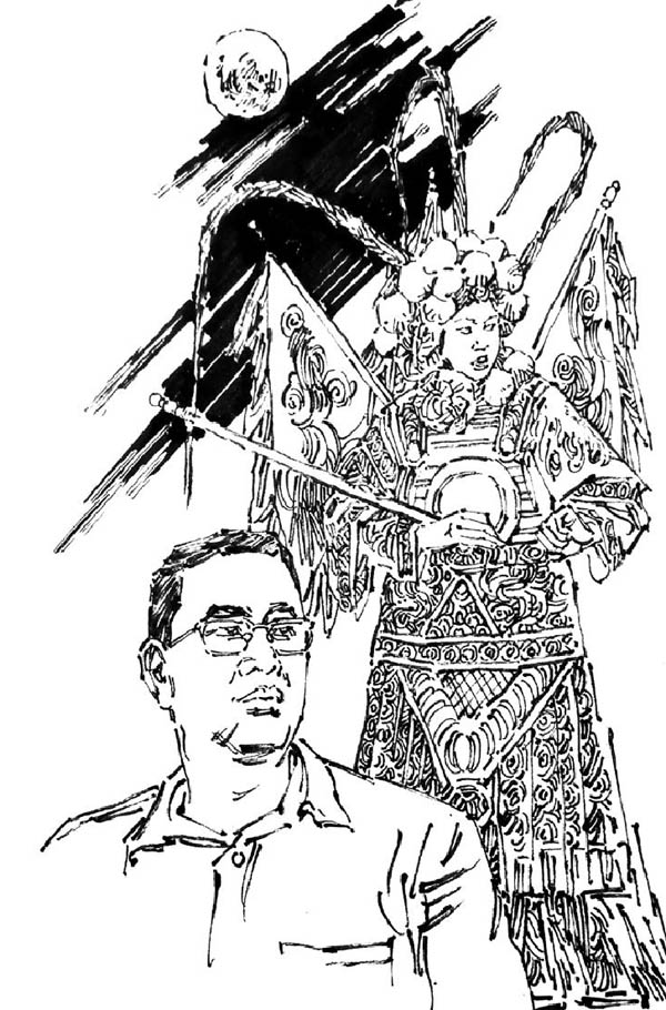 半夜有场梆子戏