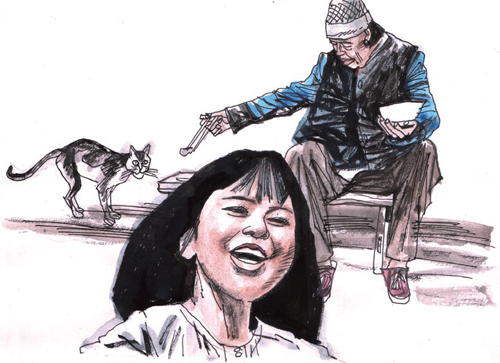 女儿的猫